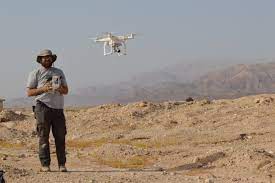 שימוש ברחפן